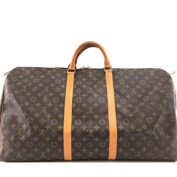 Louis Vuitton Keepall 60 Duffel Brown Travel Bag - Picture 2 of 12